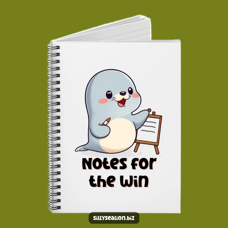 Funny Sea Lion Presentation Notebook: Record Your Ideas with Humorous Style